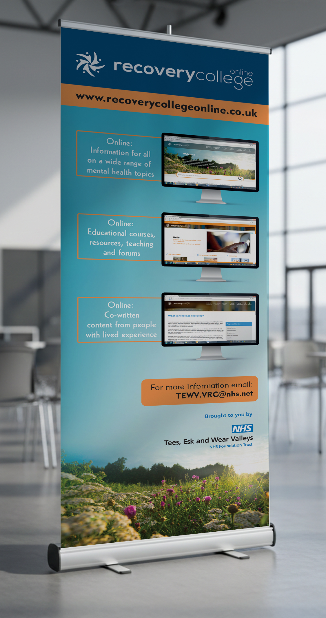 TEWV pull up banner